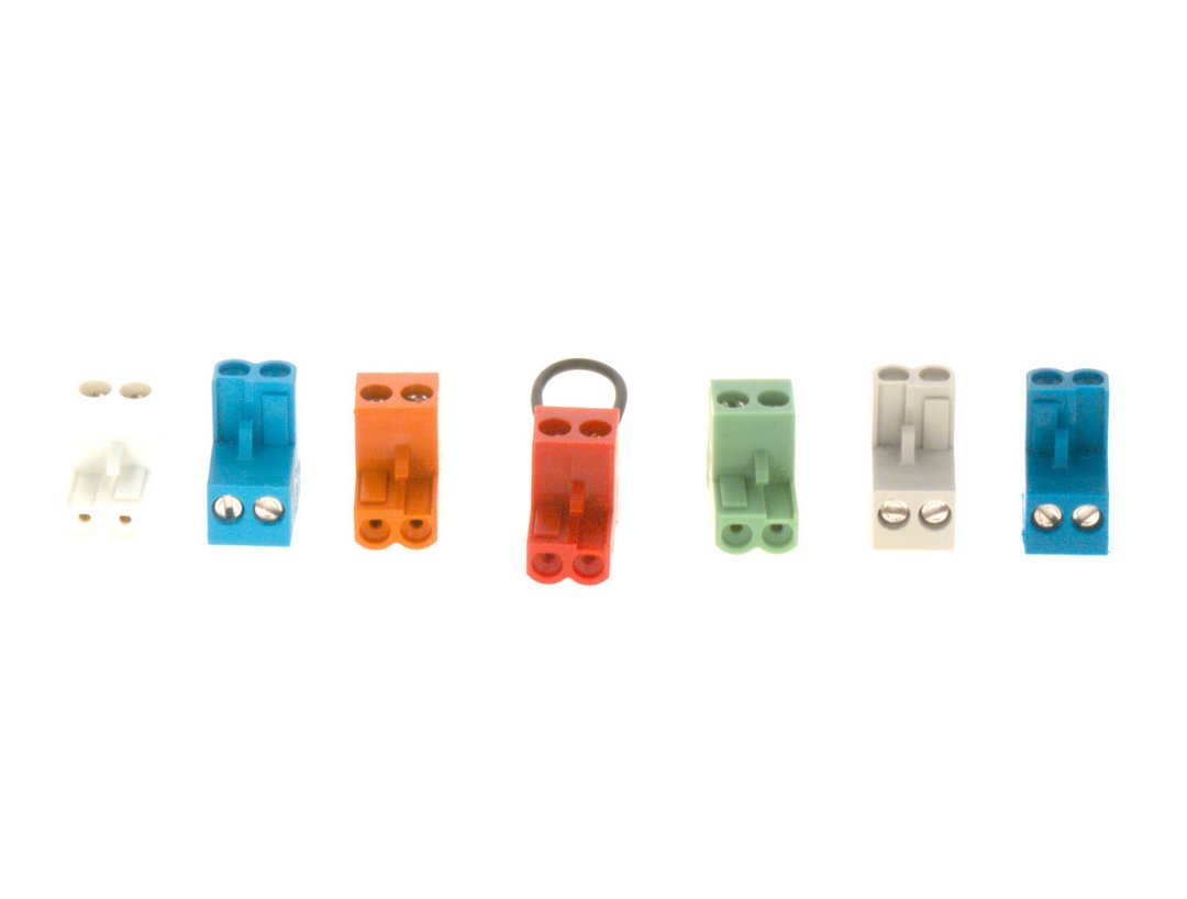 BOSCH Ersatzteil TTNR: 7736701285 Anschlussklemmen-Set 24V (7x) BOSCH Ersatzteil TTNR: 7736701285 Anschlussklemmen-Set 24V (7x)