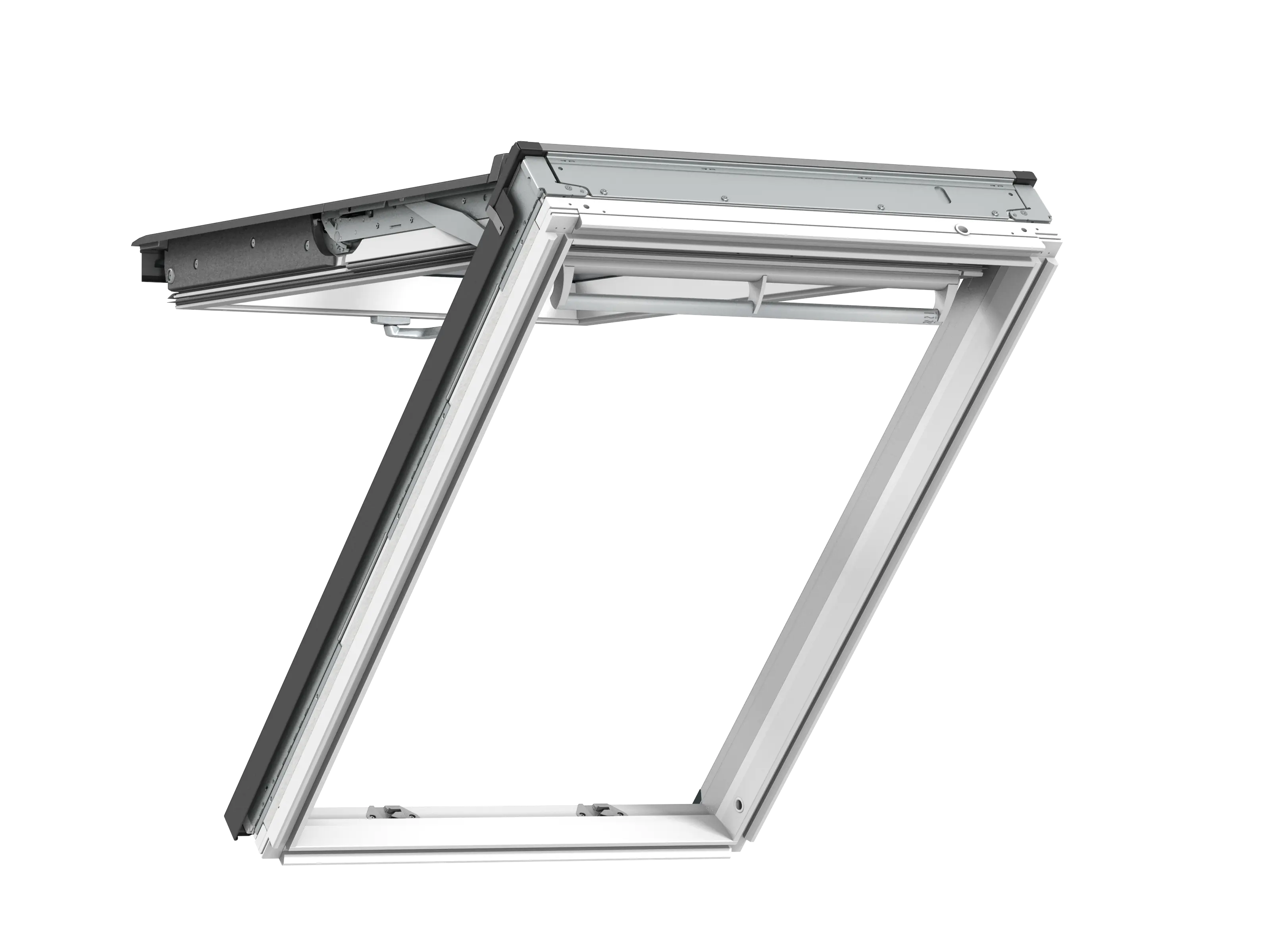 VELUX Klapp-Schwing-Fenster Klapp-Schwing-Fenster weiss ENPLUS Cu GPL SK10 2166L