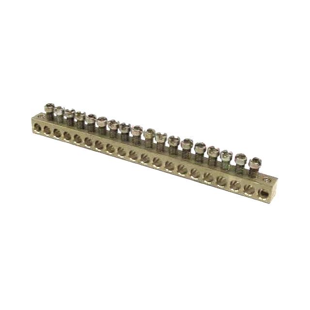 WINDHAGER KLEMMSCHIENE MS 18pol. Klemmschiene MS 8x8mm 18pol.+Befestigung 009928