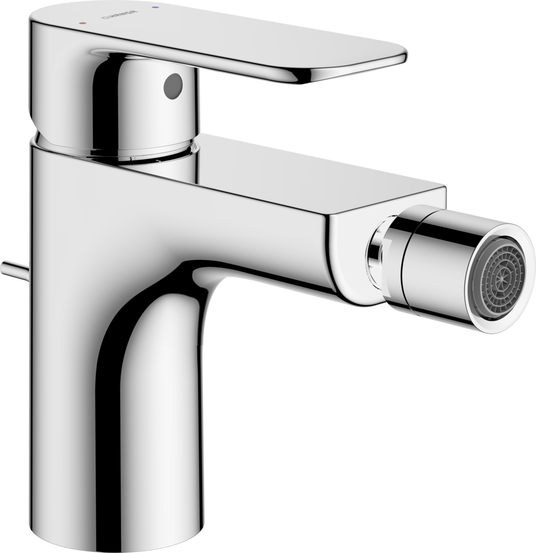 Hansa EHM Bidet-Batt. HANSABASIC 5543 Zugst.Ablgarn. Ausld. 129 mm DN15 chr 55433243