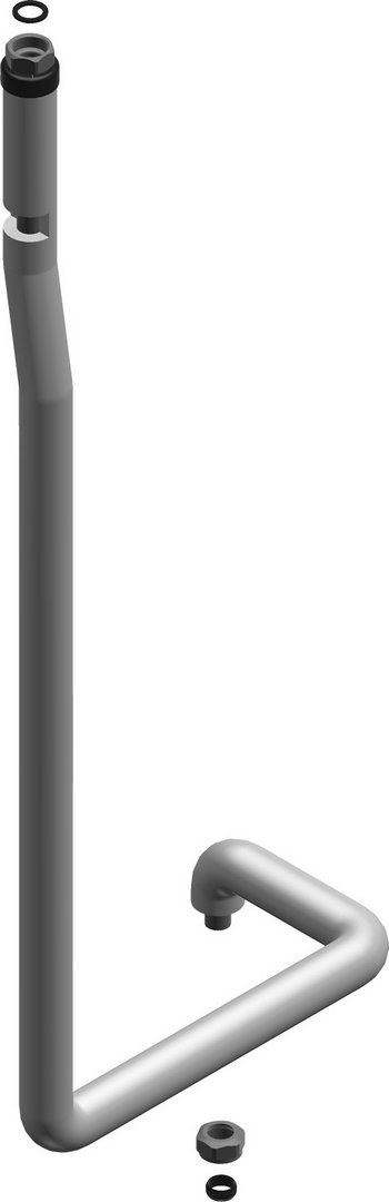 BOSCH Ersatzteil TTNR: 63043998 Anschlussrohr 18x1 Edelstahl WW everp