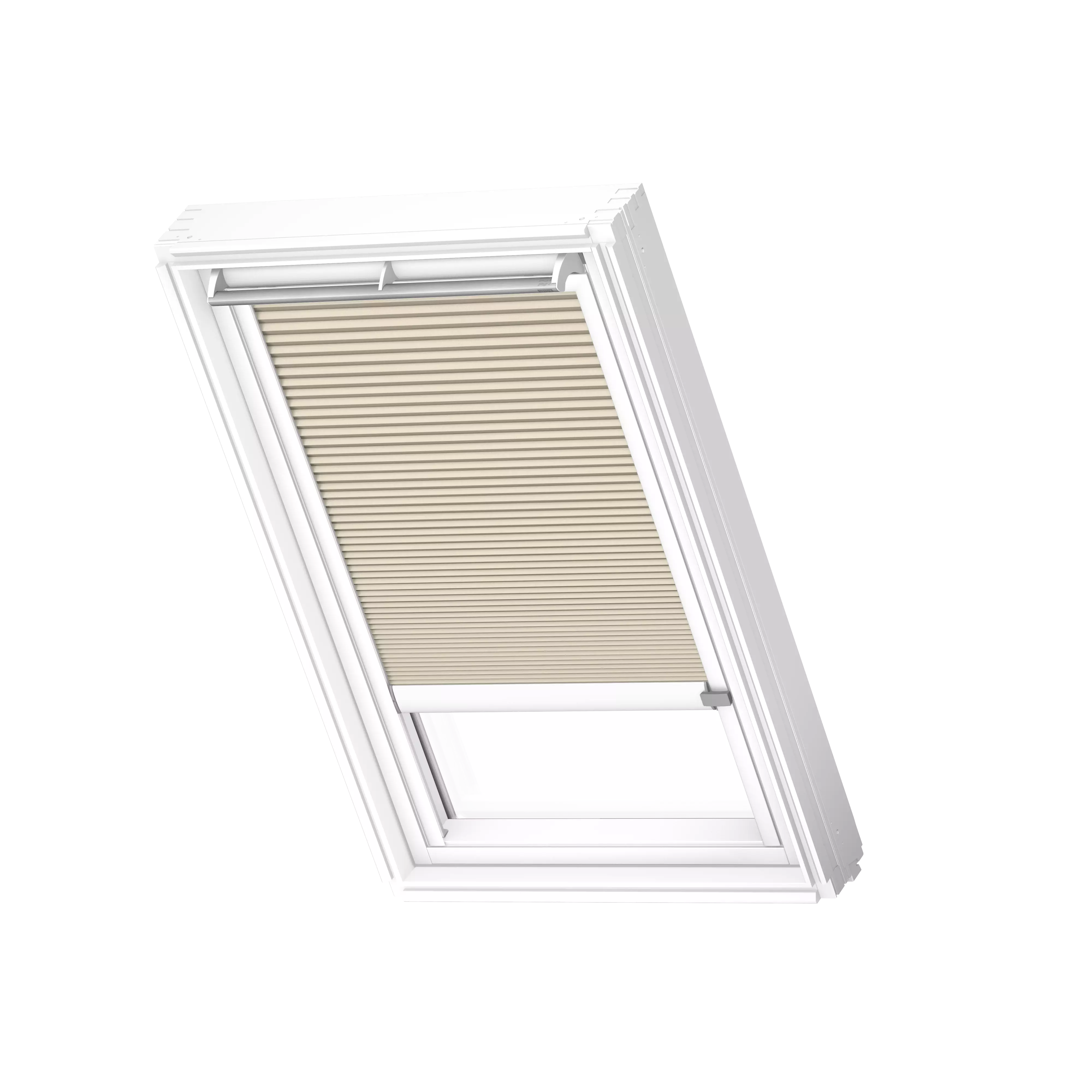 VELUX Wabenplissees solar Beige, weisse Schiene, Premium FSC FK04 1155KWL VELUX Wabenplissees solar Beige, weisse Schiene, Premium FSC FK04 1155KWL