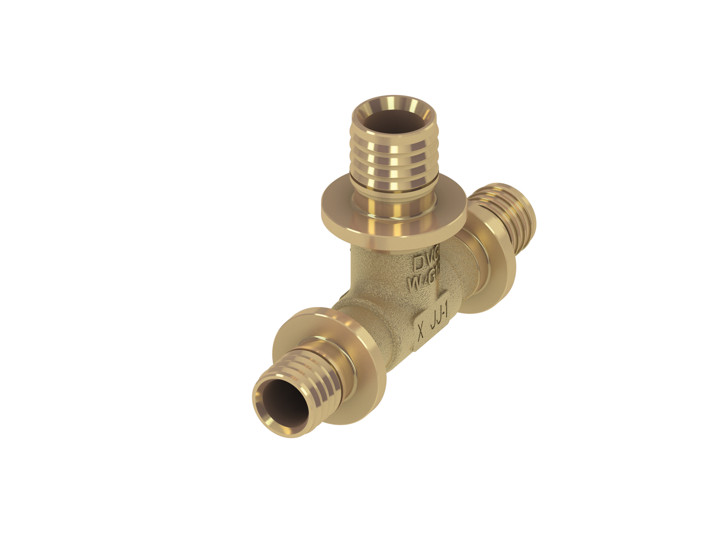 TECEflex T-Stueck reduziert Dim. 20 x 16 x 16, Standard Messing 760508 TECEflex T-Stueck reduziert Dim. 20 x 16 x 16, Standard Messing 760508