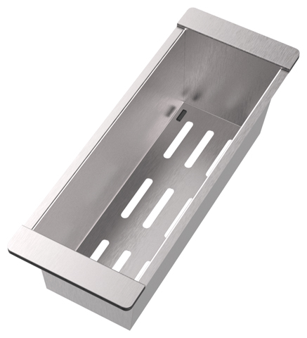 Villeroy Boch Einhaengeschale Zubehoer 128x364x100mm Eckig Edelstahl 8K3800K1