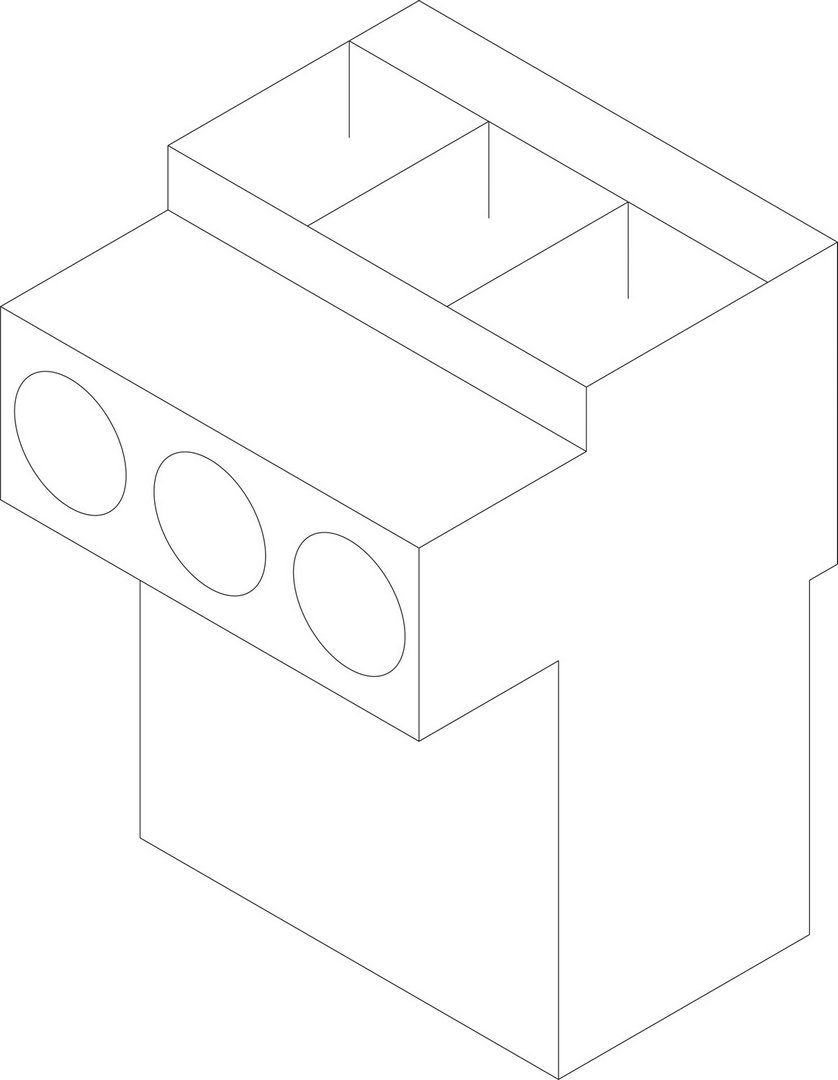 BOSCH Ersatzteil TTNR: 54912647 Anschlussklemme 3-polig grau LP BOSCH Ersatzteil TTNR: 54912647 Anschlussklemme 3-polig grau LP