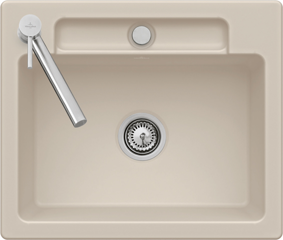 Villeroy Boch Einbauspuele Siluet 60 S 334600 600x510mm Rechteck Steam CeramicPlus 334600SM Villeroy Boch Einbauspuele Siluet 60 S 334600 600x510mm Rechteck Steam CeramicPlus 334600SM