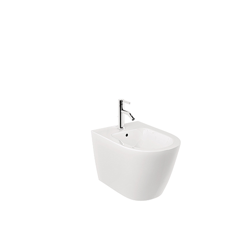KLUDI RESA R Wand-Bidet 52 cm verdeckte Befestigungen Weiss glaenzend 23BIW0143