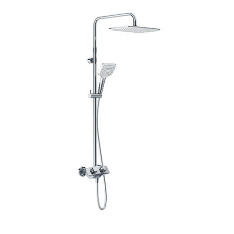 KLUDI COCKPIT Explorer Thermostat Dual Shower System chrom 8005005-00