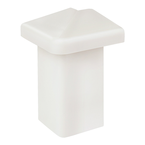 Flamco Aussenecke T f. Sockelleiste T Kunststoff weiss F71015 Flamco Aussenecke T f. Sockelleiste T Kunststoff weiss F71015