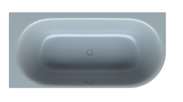 Bette Badewannen Eck Sonderform Lux Oval IV Silh Blue Satin 1950x950x450/575mm 3427-418CERVS