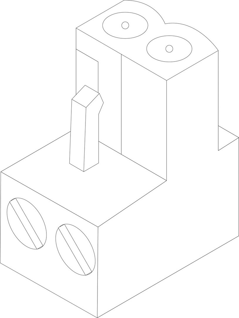 BOSCH Ersatzteil TTNR: 63016967 Anschlusskl steckb 2-pol signalbraun EMS