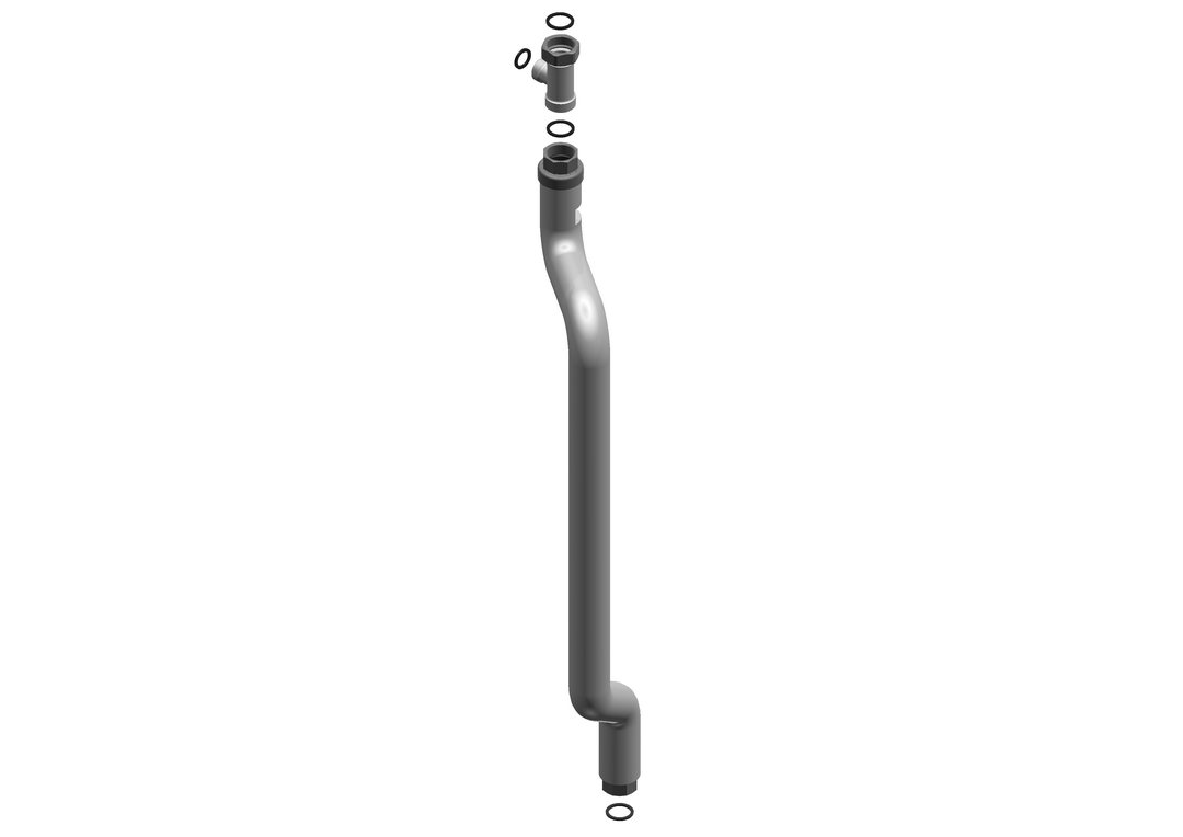 BOSCH Ersatzteil TTNR: 7747016057 Ruecklaufrohr HK DN25 V2 everp BOSCH Ersatzteil TTNR: 7747016057 Ruecklaufrohr HK DN25 V2 everp