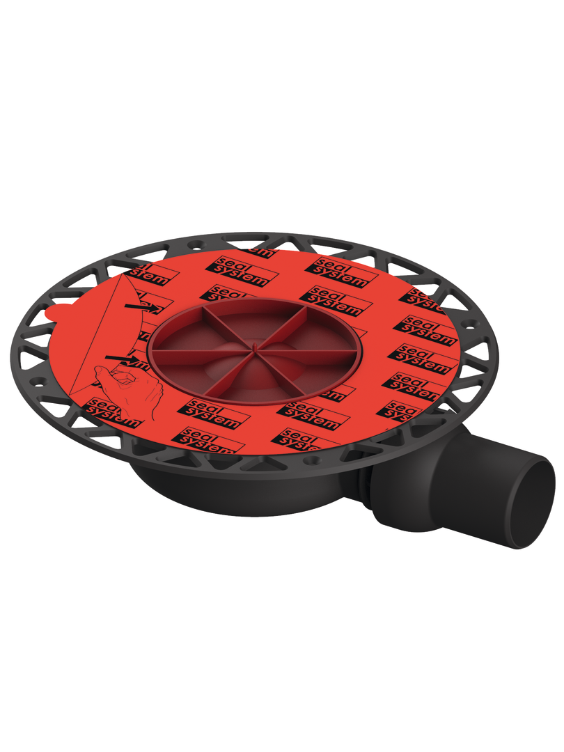 TECEdrainpoint S Ablauf DN 50 superflach ohne Zulauf, mit Seal System Univ.fl. 3601404