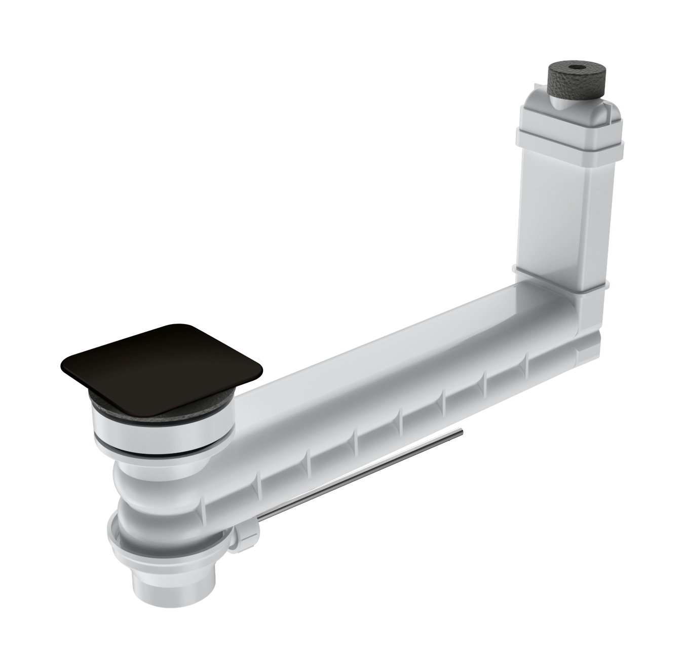 Kaldewei Ab-+ueberlaufventil CLOU Mod. 3901 f. Excenterbet.,Deckel email., eckig,sm100 905400000676