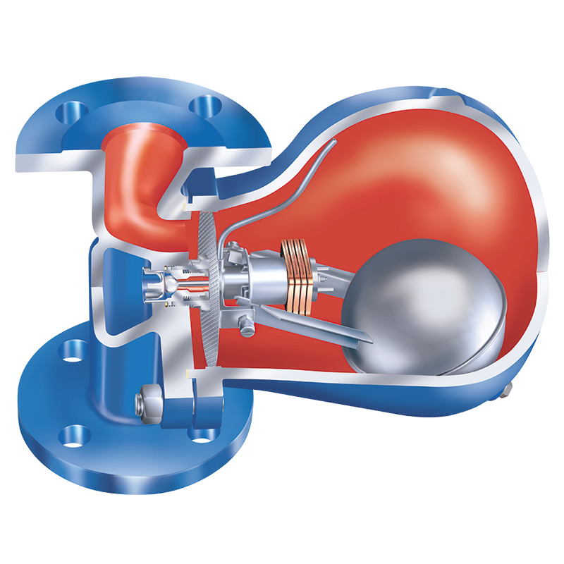 ARI Flanschen-Schwim.Kondensatableiter CONA S,DN20,PN20,EN-JS1049, R13,Vertikal 256310020120611
