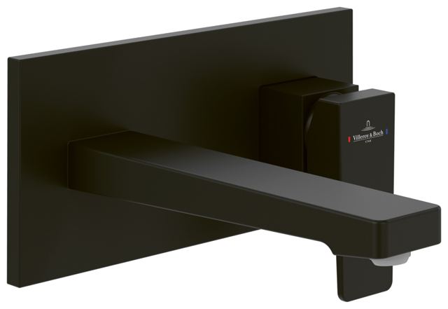 Villeroy Boch Einhebel-Waschtisch-Armatur Architectura Square 230x224x110mm Eckig Matt Black TVW125003000K5 Villeroy Boch Einhebel-Waschtisch-Armatur Architectura Square 230x224x110mm Eckig Matt Black TVW125003000K5