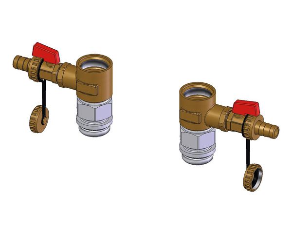 Flamco Anschluss-Set zum Spuelen und Befuellen der Heizungsanlage M66356.7 Flamco Anschluss-Set zum Spuelen und Befuellen der Heizungsanlage M66356.7