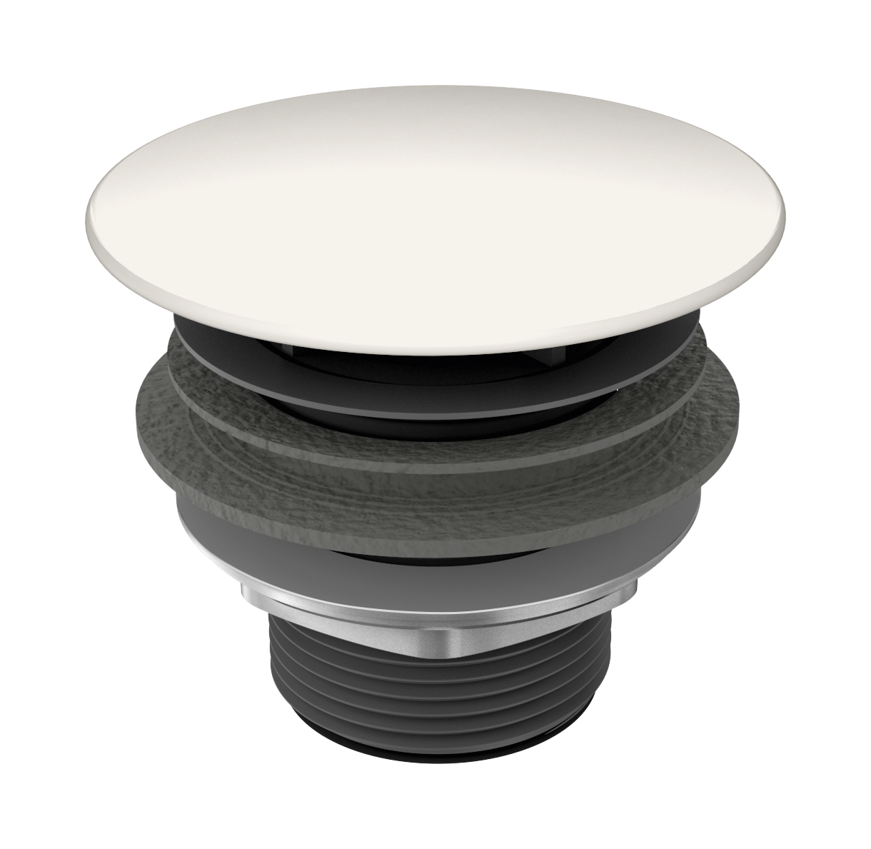 Kaldewei Permanentablaufventil Mod. 3904 mit emaill. Deckel,rund,alpinweiss matt 905800000711