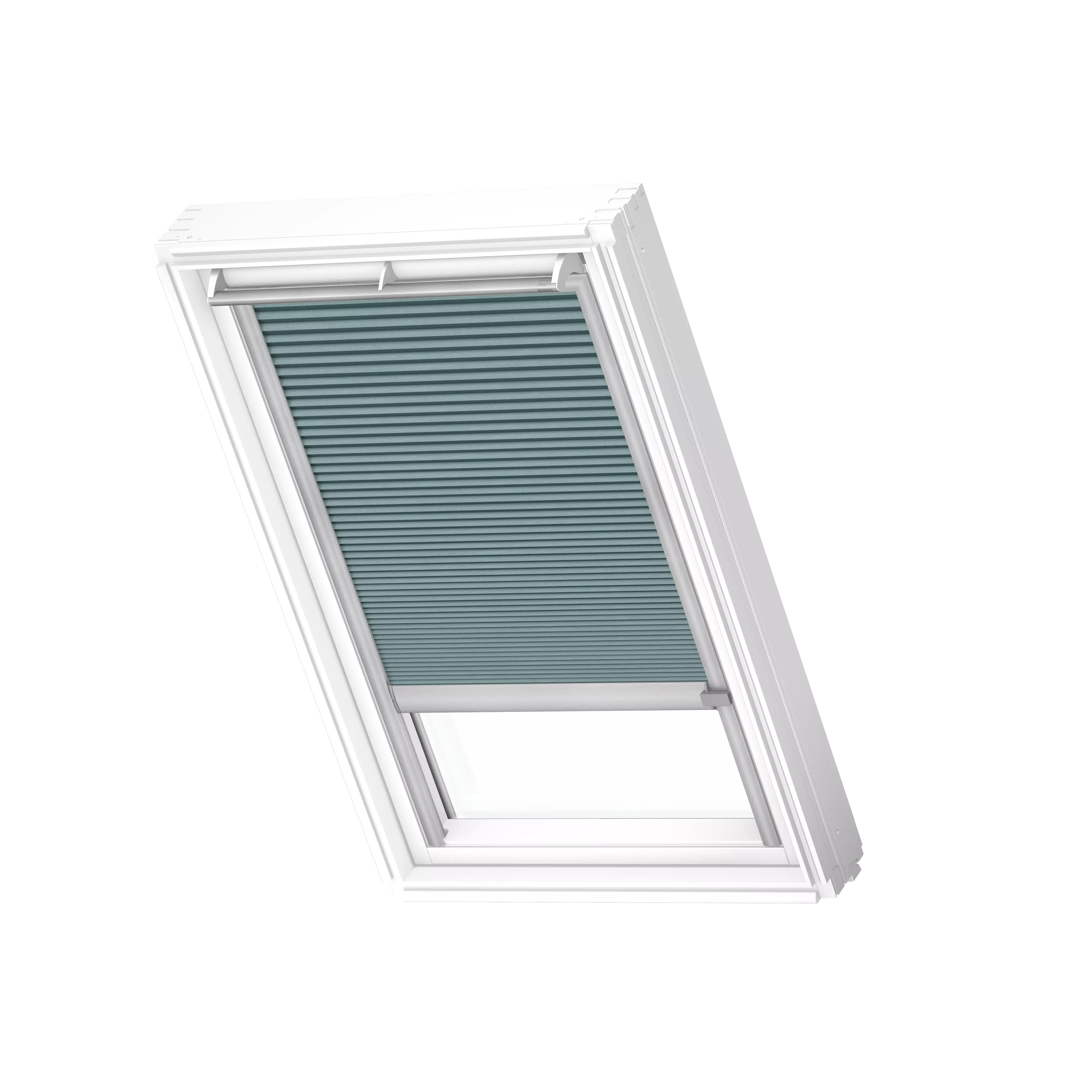 VELUX Wabenplissees elektro Petrol, alu Schiene, Premium FMC MK10 1173K
