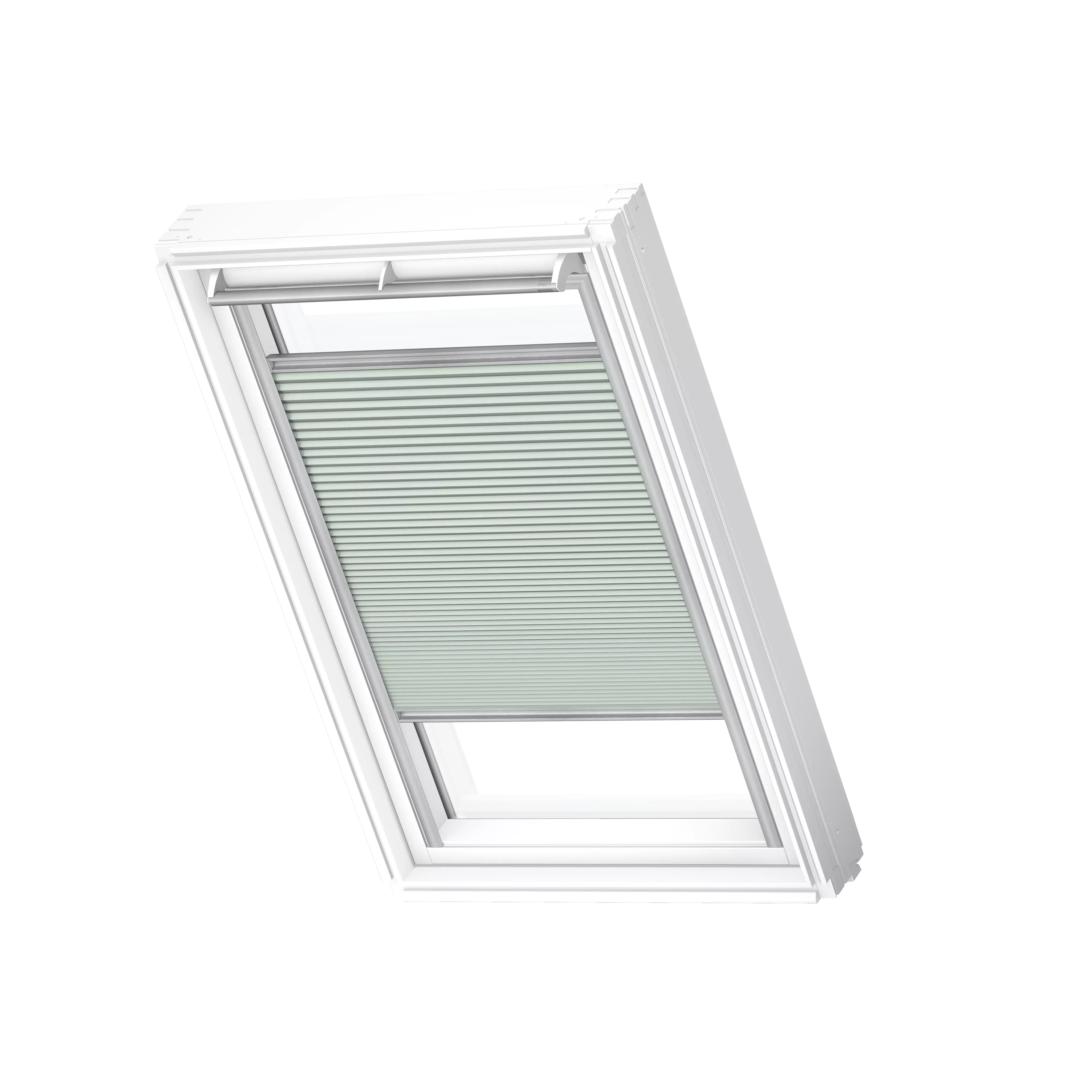 VELUX Wabenplissee Blassgruen, alu Schiene, Premium FHC CK02 1168S VELUX Wabenplissee Blassgruen, alu Schiene, Premium FHC CK02 1168S