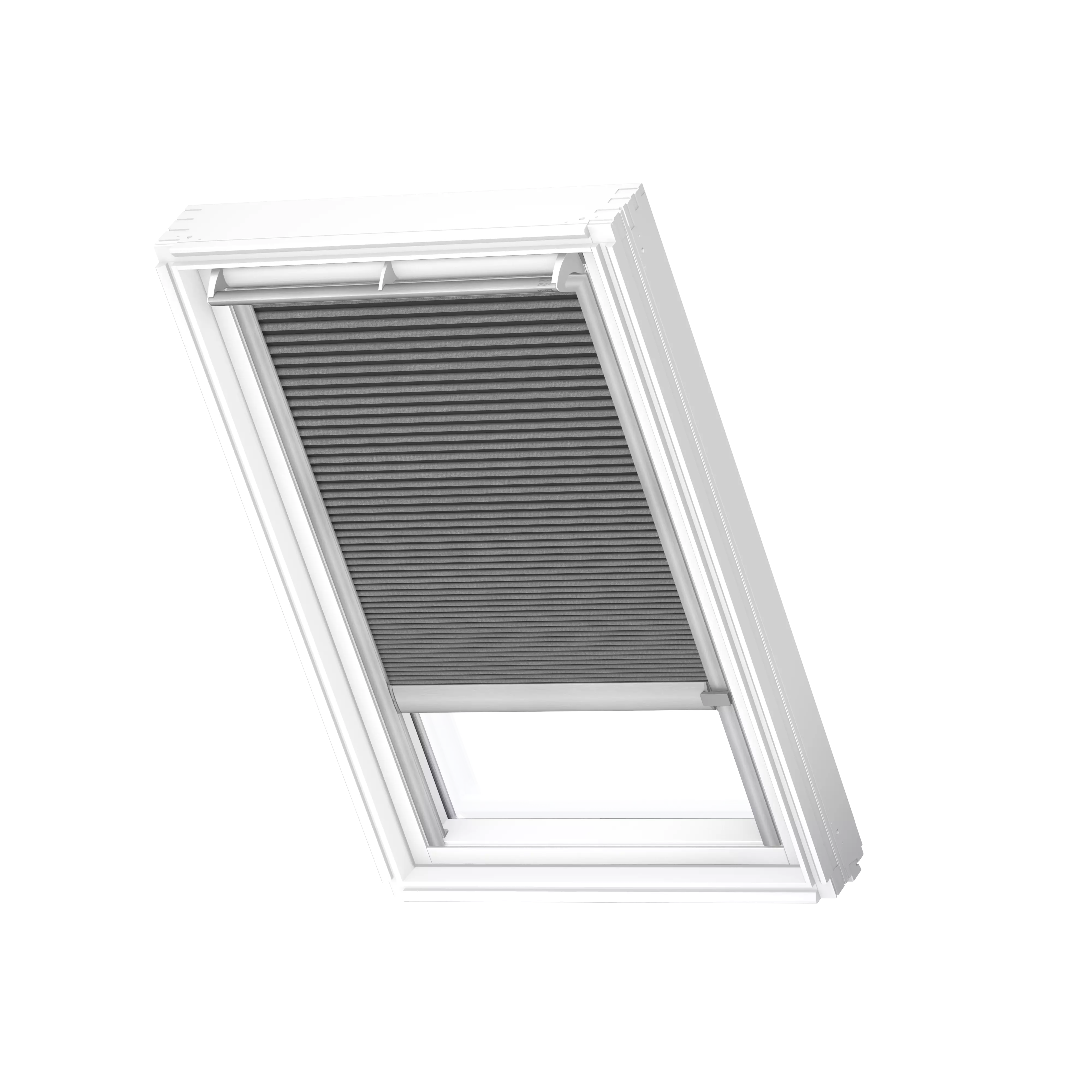 VELUX Wabenplissees elektro Grau-taupe, alu Schiene, Premium FMC MK10 1170K