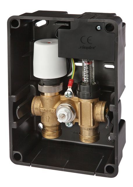 Flamco Kombibox RTL-TH BASIC o. RT G3/4a Eurok. MS, Kst. Bl. weiss F11836