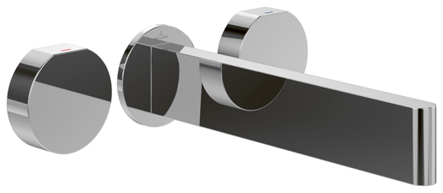 Villeroy Boch Dreiloch-Waschtischarmatur Dawn 60x220x60mm Rund Chrom TVZ10600600061