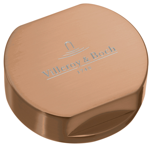 Villeroy Boch Abdeckkappe fuer Doppeldrehgriff Zubehoer 51x82,5x41mm Rund Bronze 94052504