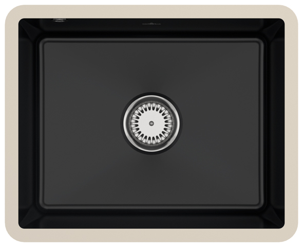 Villeroy Boch U-Bau-SP SuBadewanneay 60 SU 545x440mm Ablgarn. Spuelbecken mtig Keram Ebony c+ 331001S5