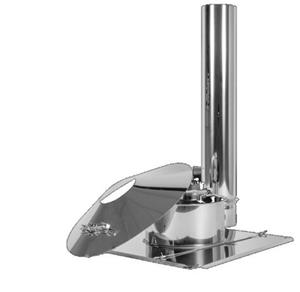 Skoberne CB-Schachtabdeckung Metall, flex, Endrohr D 110/113 762157