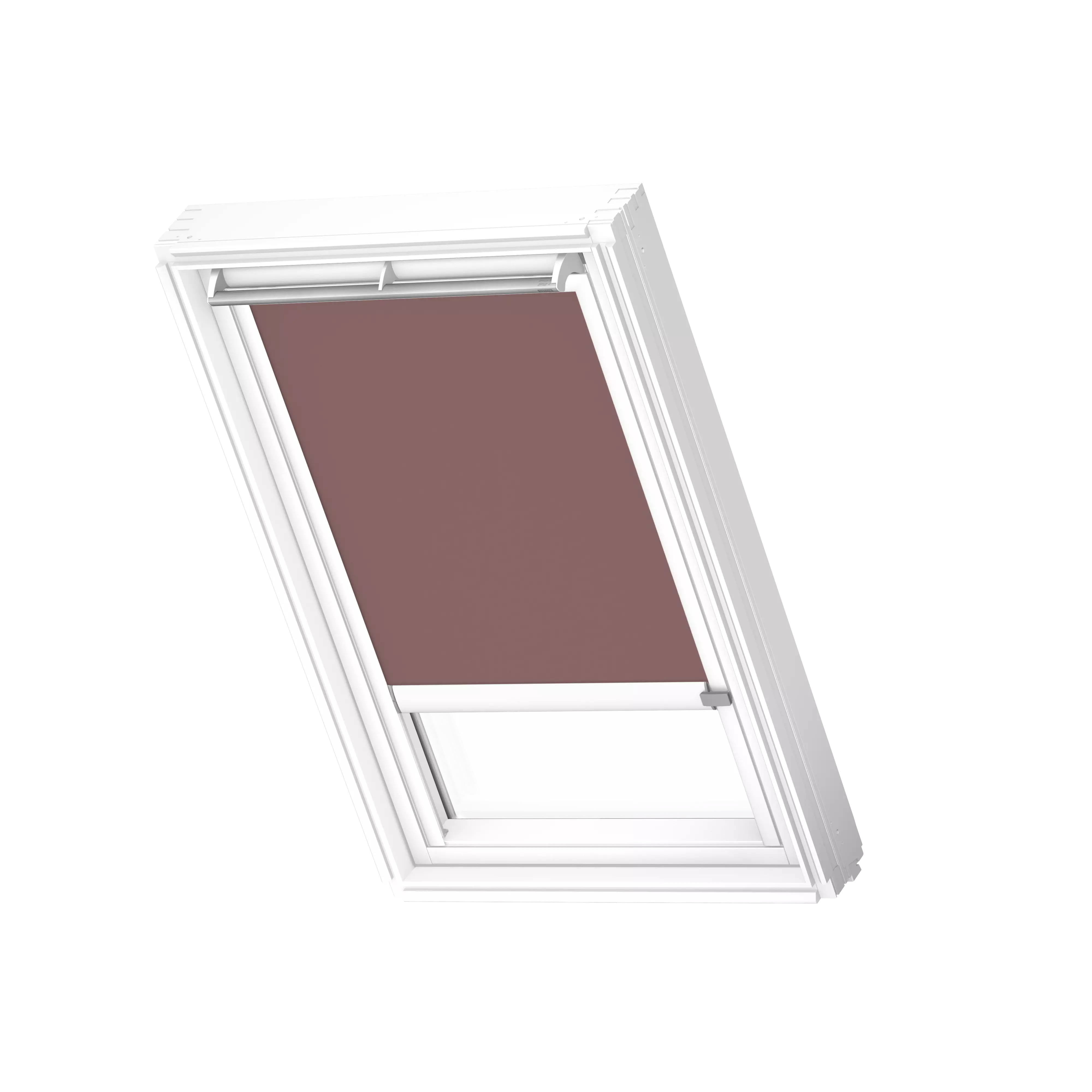 VELUX Verdunkelungs-Rollo solar Rosenholz, alu Schiene, Premium DSL S08 4578K