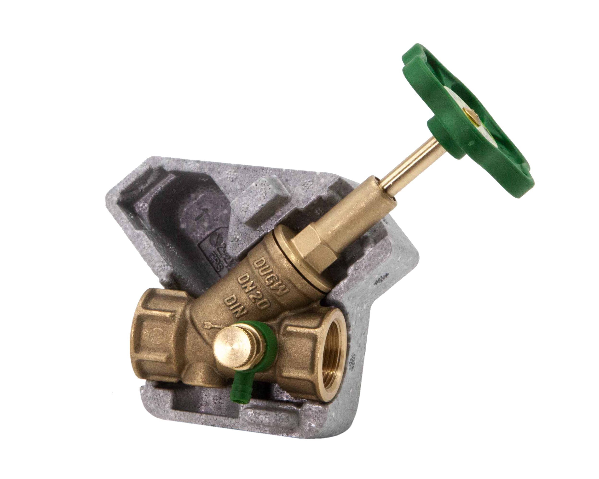 Schloesser JS FREISTROMVENTIL, MUFFENANSCHL. M.ENTL.,STEIG.SP.,M.DS,DN20,DVGW Schloesser JS FREISTROMVENTIL, MUFFENANSCHL. M.ENTL.,STEIG.SP.,M.DS,DN20,DVGW