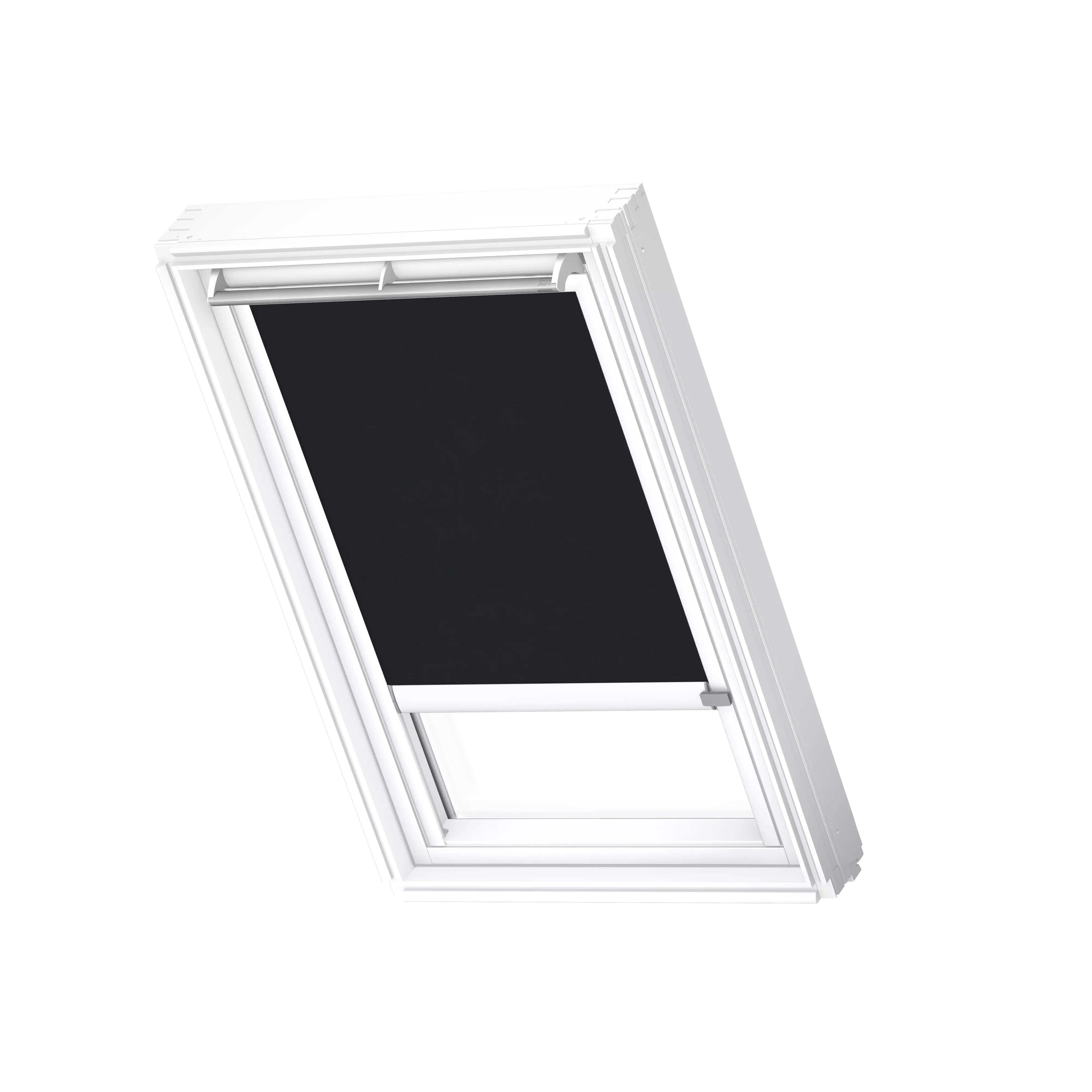 VELUX Sichtschutz-Rollo elektro Schwarz, weisse Schiene, Premium RML MK12 4069KWL VELUX Sichtschutz-Rollo elektro Schwarz, weisse Schiene, Premium RML MK12 4069KWL