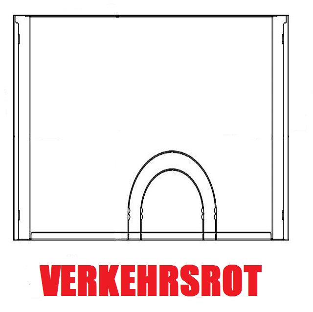 WINDHAGER Deckel hi. verkehrsrot RAL3020 Deckel hinten LWK 18-30 051228