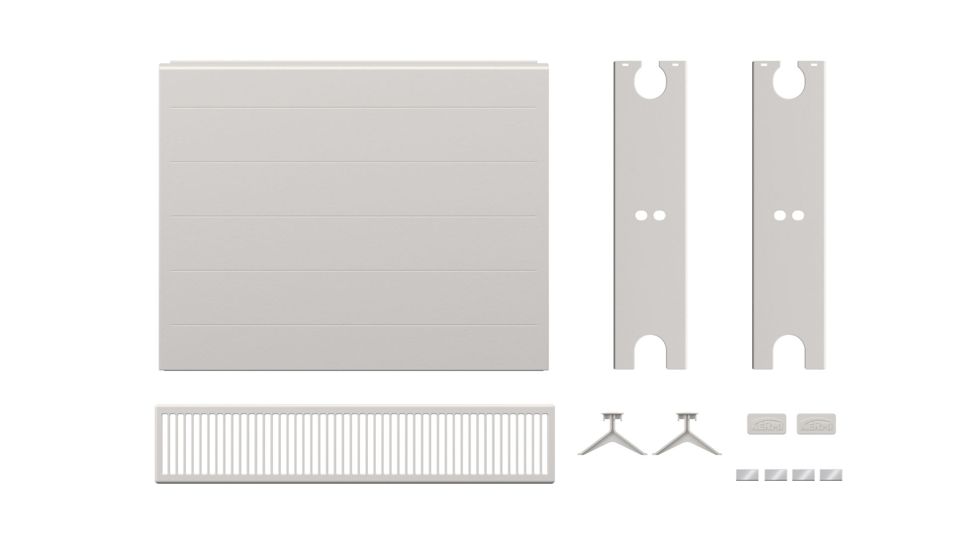 Kermi Upgrade Set Line M T22 600x1600 Glanzsilber Metallic ZA02450096 Kermi Upgrade Set Line M T22 600x1600 Glanzsilber Metallic ZA02450096