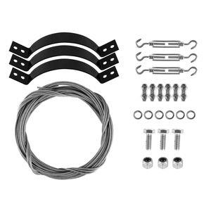 Skoberne Abspannschelle mit Zubehoer DN 125 schwarz 710158 Skoberne Abspannschelle mit Zubehoer DN 125 schwarz 710158