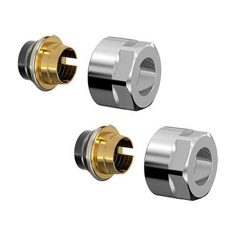 Flamco Design-Klemmverschraubung-Set F11 15x1 x G3/4i Eurok. MS hgl.verchr. F11132 Flamco Design-Klemmverschraubung-Set F11 15x1 x G3/4i Eurok. MS hgl.verchr. F11132