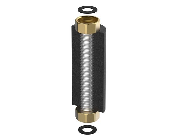 Flamco InoFlamcoex Edelstahlwellrohr DN 12, 1/2" IG, 1000 mm, mit Isolierung M46154.100S Flamco InoFlamcoex Edelstahlwellrohr DN 12, 1/2" IG, 1000 mm, mit Isolierung M46154.100S
