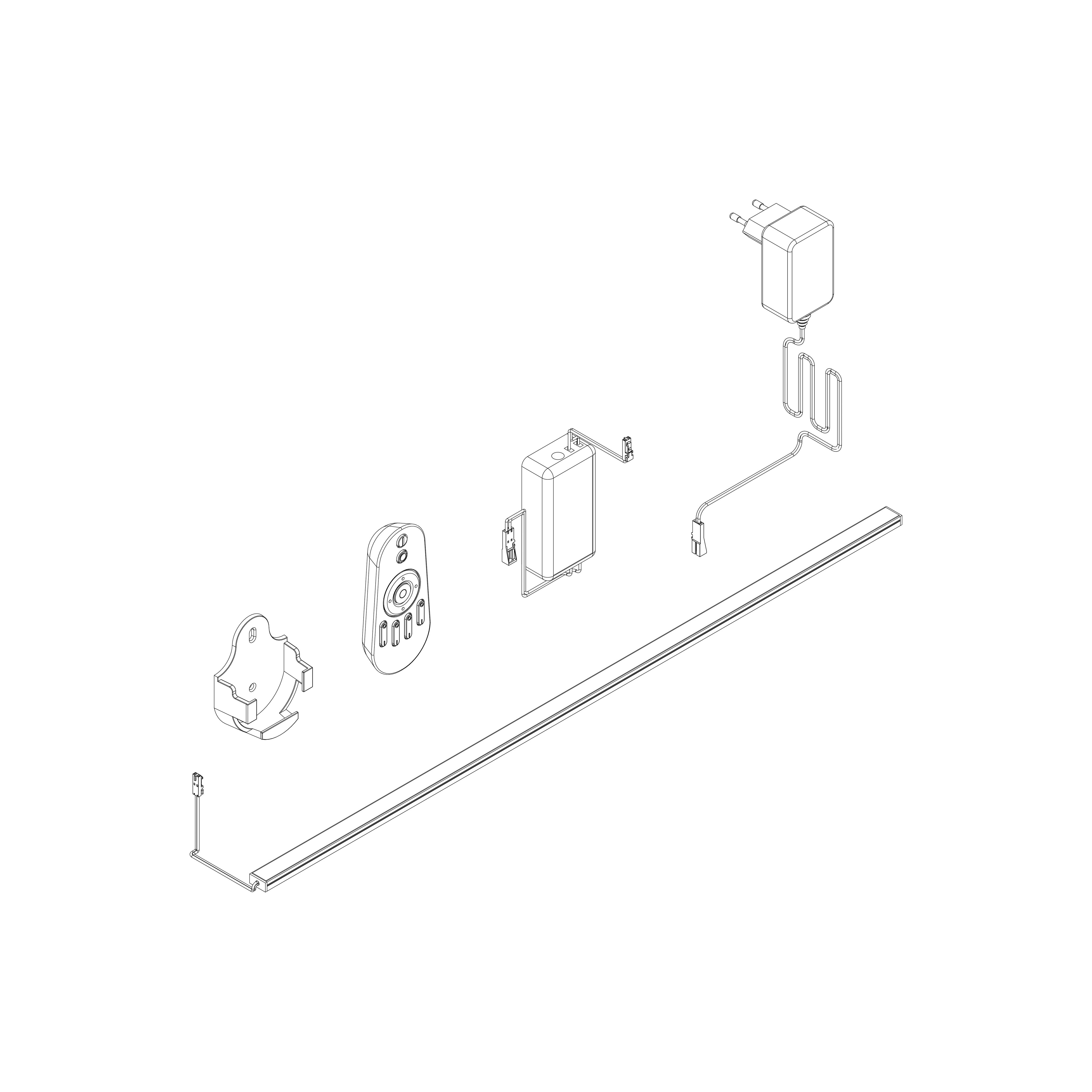 Alape LED Nachtlicht 6005020 1600mm 6005020790