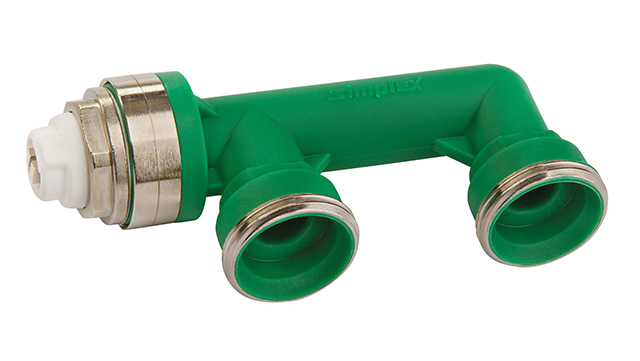 Flamco Pruef- u. Abdrueckbruecke G3/4a Eurok. Kunststoff m. Luftstopfen F10098