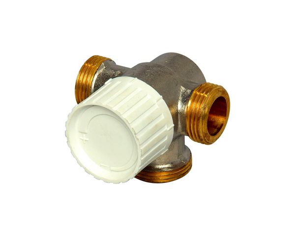 Flamco Dreiwegethermostatventiluntertl. DN10 Voreinstellung, Anbindung links M1235011