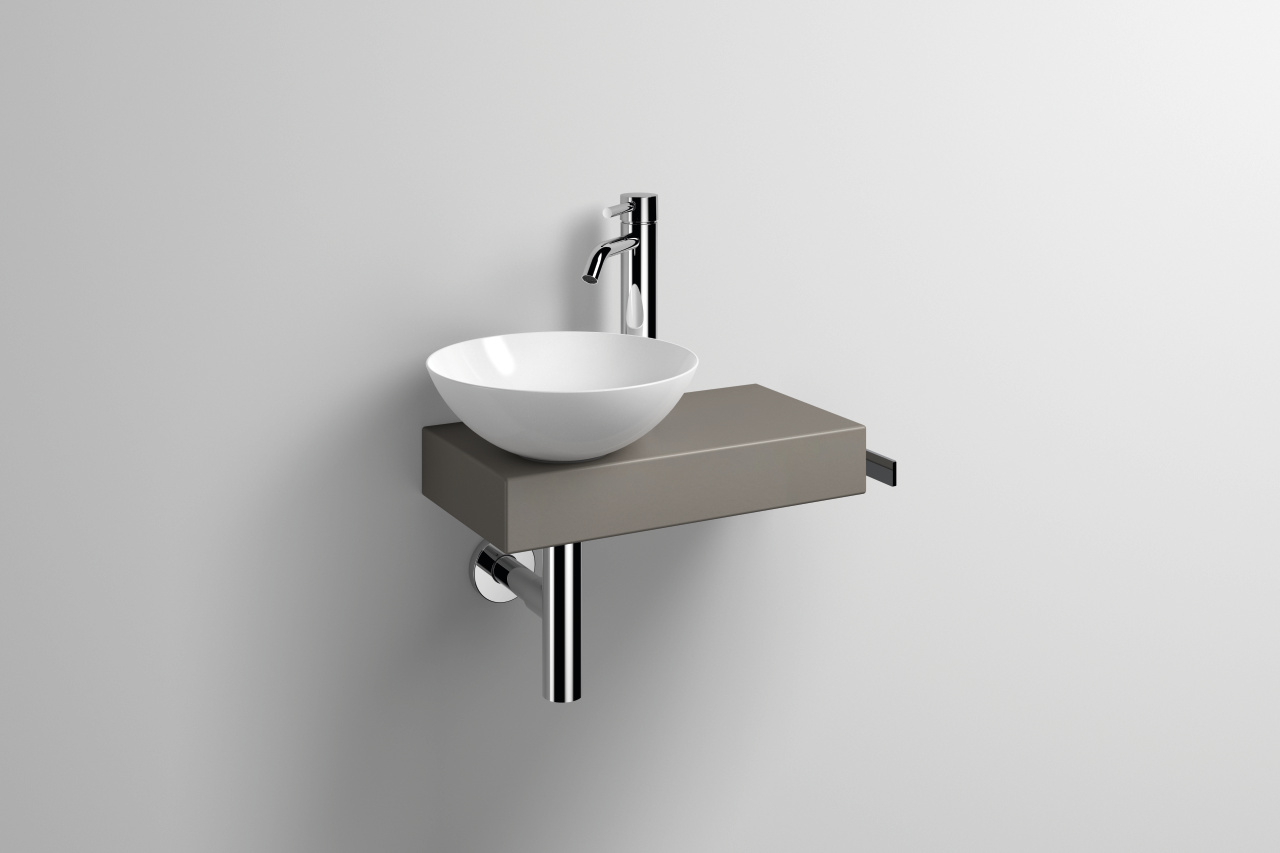 Alape SET.WP.PN1, Meta 0613001 Gravel Matt 0613001084