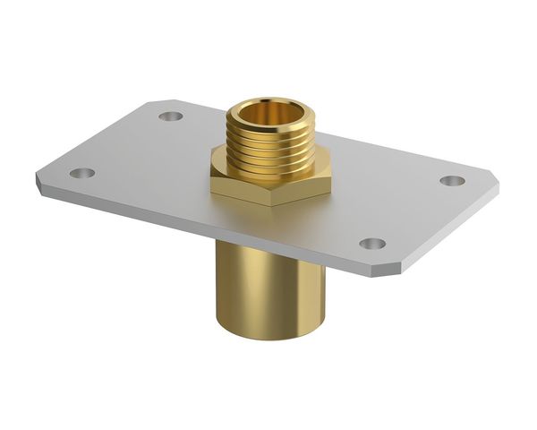 Flamco Einzeplatte 100x44x3 mm 1/2" IG, Laenge 20 mm M66335.17K