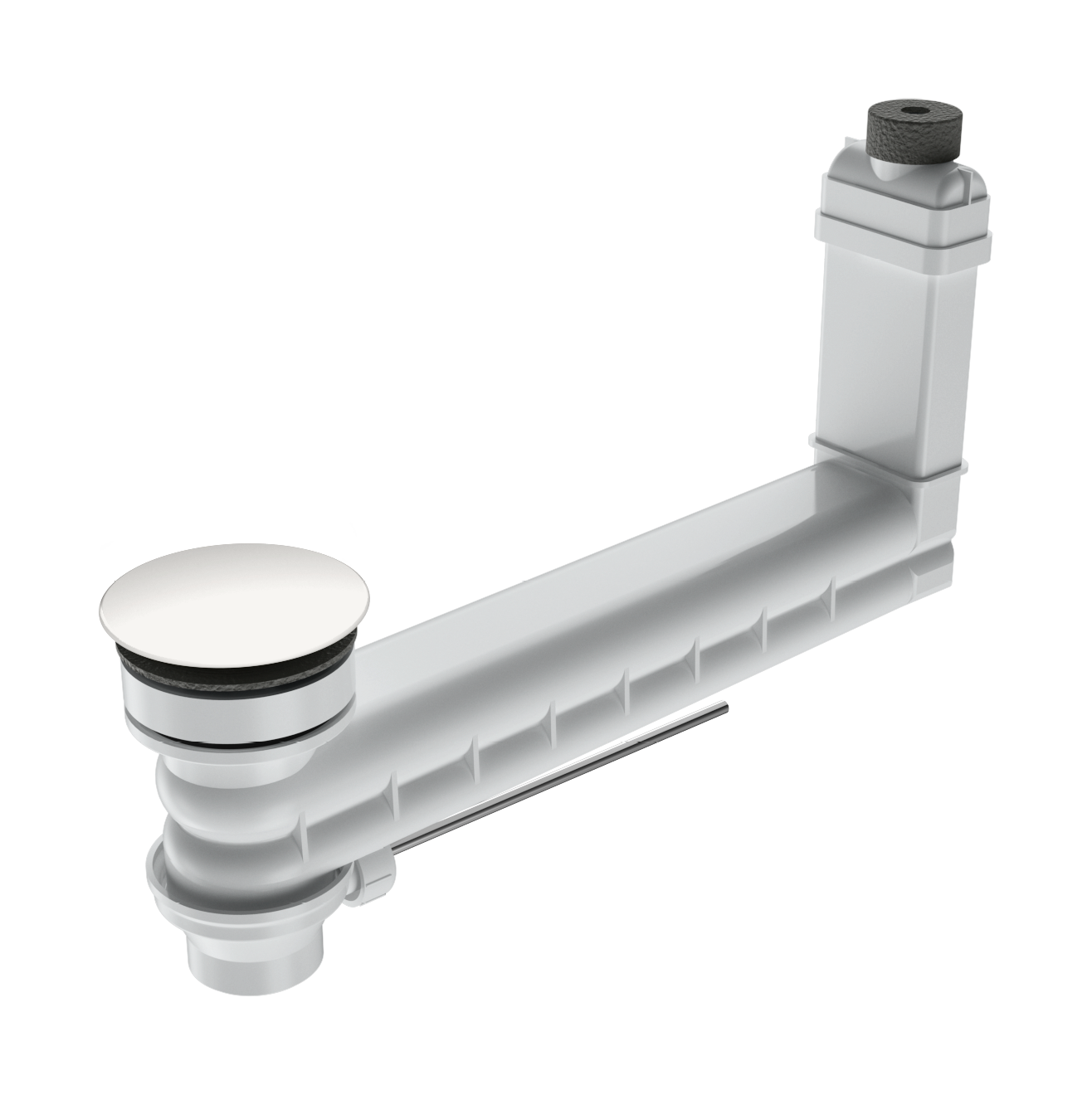 Kaldewei Ab-+ueberlaufventil CLOU Mod. 3900 f. Excenterbet.,Deckel email., rund,alpwm 905300000711