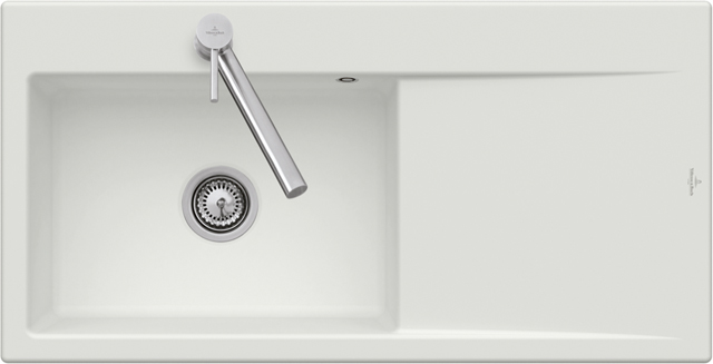 Villeroy Boch SP SuBadewanneay Style 60 Flat 33620F 980x490mm re-eckig Stone White cplus 33620FRW