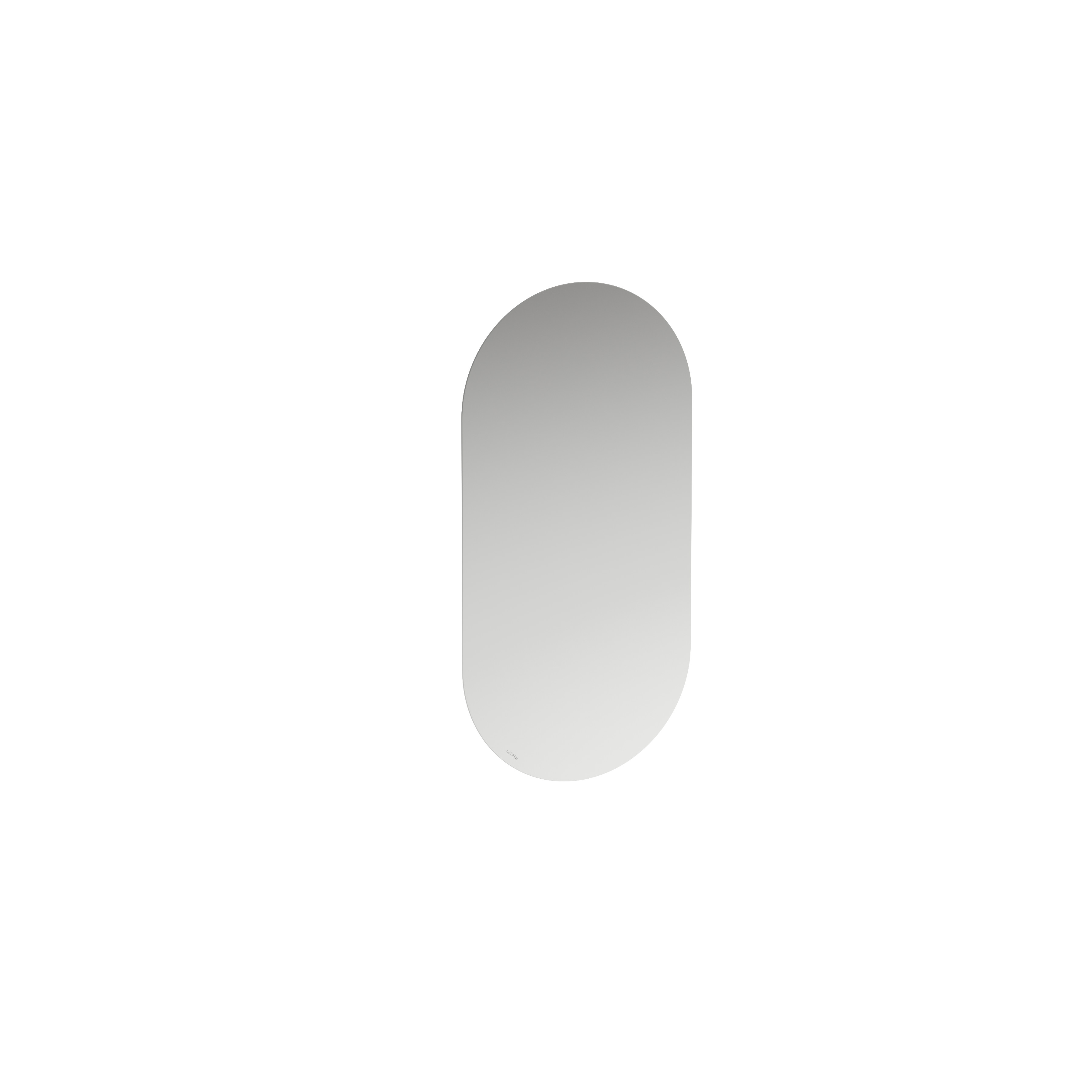Laufen Frame 25 Spiegel 44437.0, oval m. LED-Licht, f. Lichtschalt.,450x25x900 H4443709000001