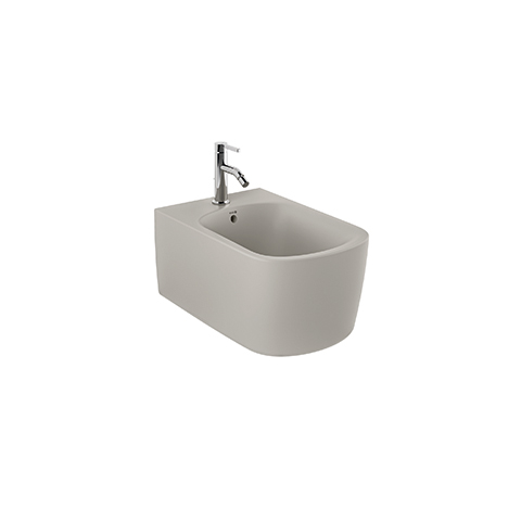 KLUDI RESA S Wand-Bidet 52 cm verdeckte Befestigungen Matt Light Dove 27BIW01O2