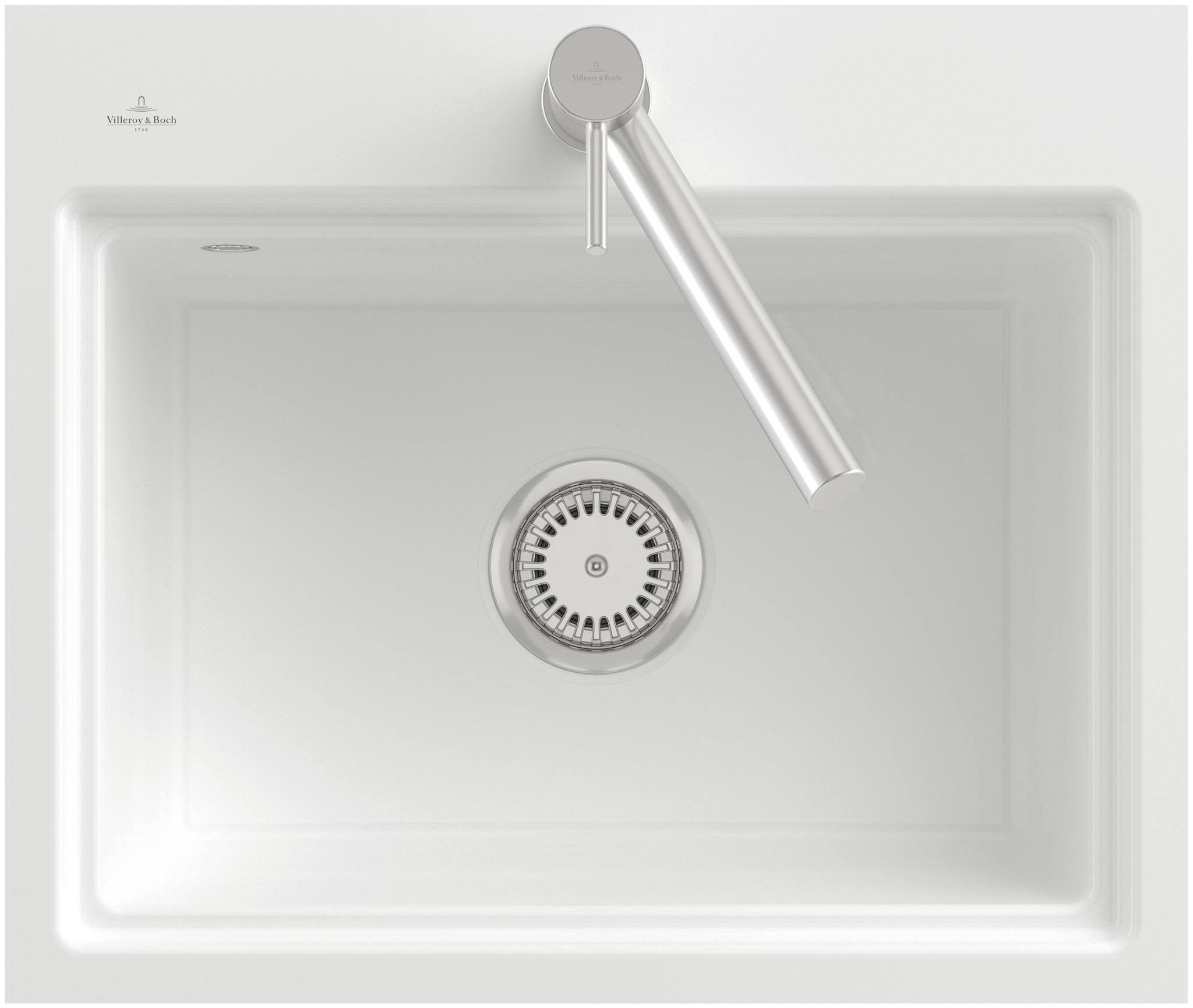 Villeroy Boch Einbauspuele SuBadewanneay Style 60 S 336600 600x510mm Rechteck Pure Black 336600R7 Villeroy Boch Einbauspuele SuBadewanneay Style 60 S 336600 600x510mm Rechteck Pure Black 336600R7
