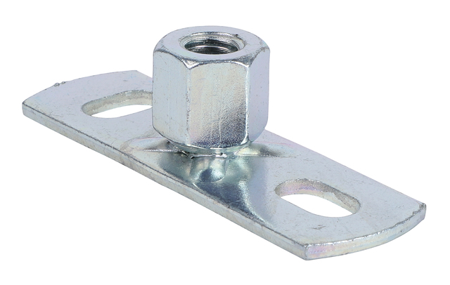 Walraven Grundplatte 670 ev IG M8/M10 L: 80 4-fach angeschw. Mutter 6703009