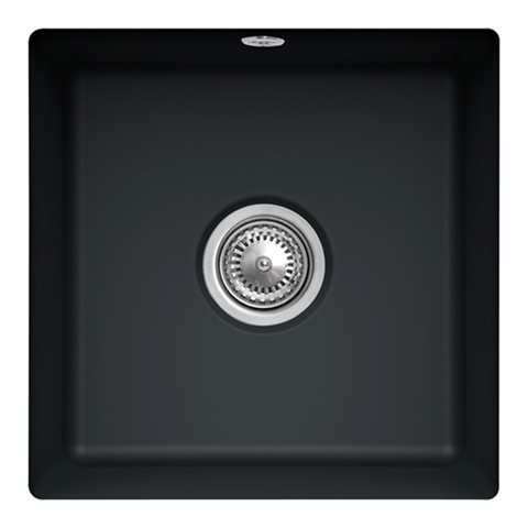 Villeroy Boch U-Bau-SP SuBadewanneay 50 SU 440x440mm Exc-Garn. Spuelbecken mtig Keram Ebony c+ 332502S5